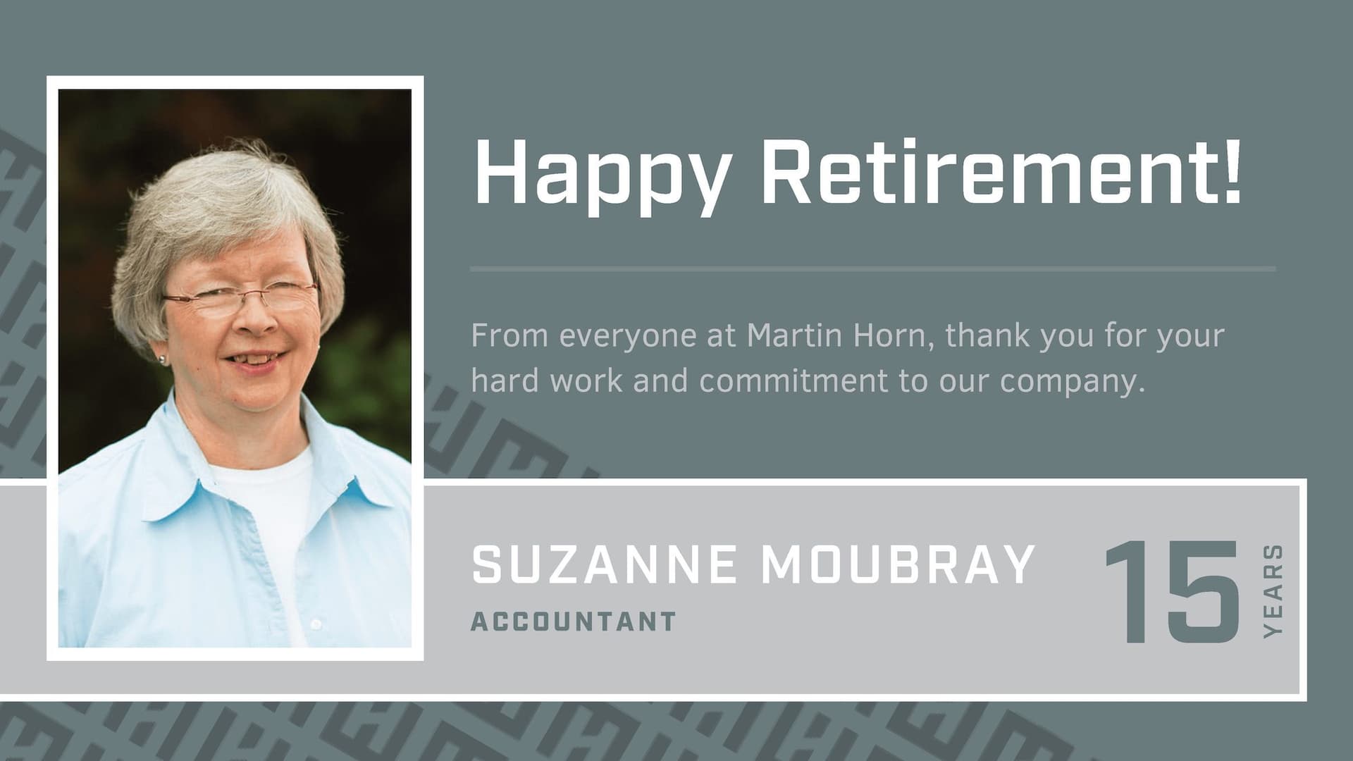 Suzanne Retirement Graphic